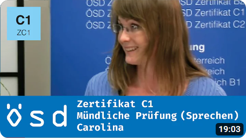 ÖSD Zertifikat C1 – Mündliche Prüfung (Sprechen)