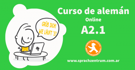 Curso intensivo de alemán online A2.1